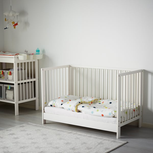 Gulliver Lit De Bebe Blanc 271 2x52 70x132 Cm Ikea