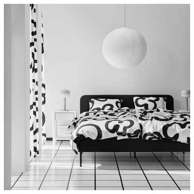 GULLSUDARE Abat-jour suspension, blanc/fait main, 27 ½ "