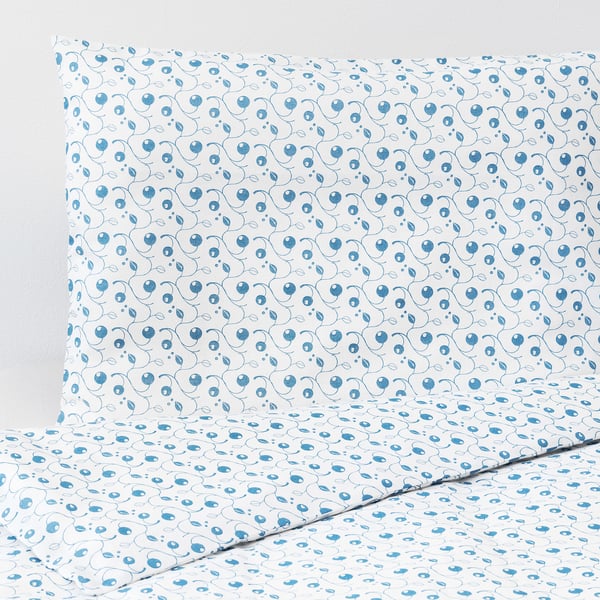 Gulsparv Housse Couette 1 Taie Pour Lit Bebe Motif Bleuets 43x49 14x22 110x125 35x55 Cm Ikea Ca