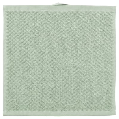 GULVIAL Débarbouillette, gris-vert pâle, 12x12 "