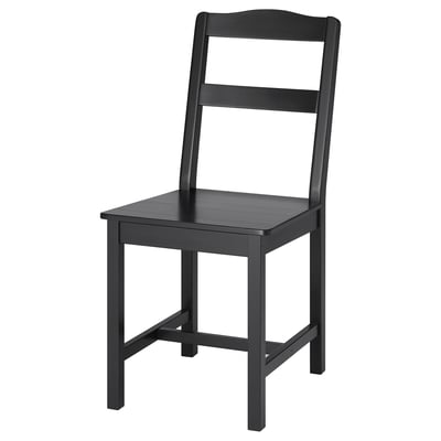 HÄGERNÄS Chaise, teinté noir pin