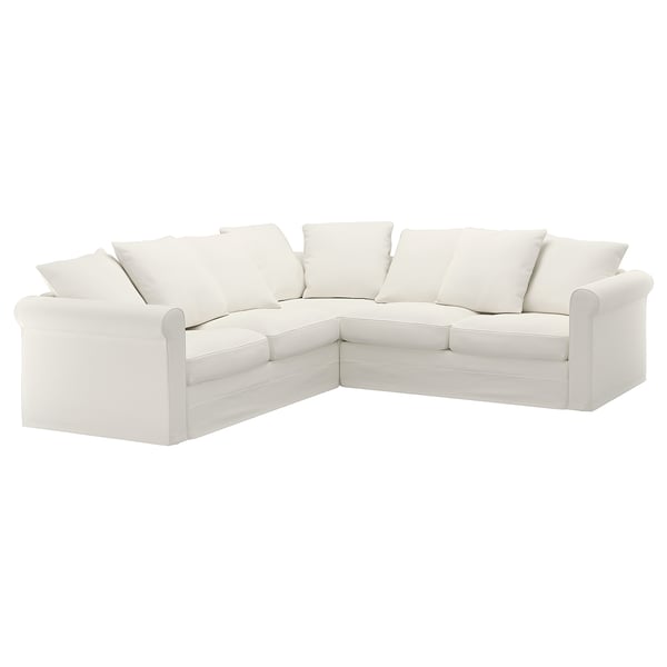 HÄRLANDA Canapé d'angle, 4 places, Inseros blanc