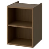 HAGAÅN Rangement ouvert, brun eff chêne, 18x21x25 1/8 "
