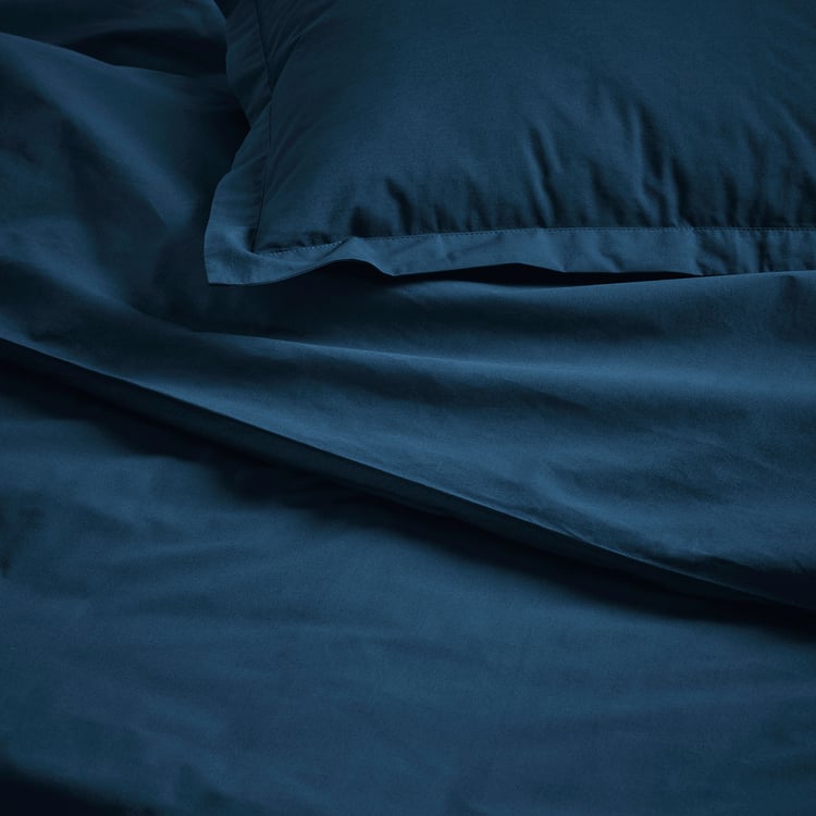 Oreiller De Cou Ergonomique Autruchpillow Go - Housse Lavable - Bleu Foncé/Gris - Occasion