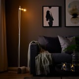 HÅRSLINGA Lampadaire, blanc