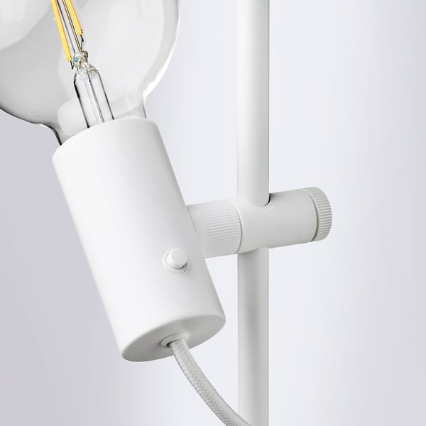 HÅRSLINGA Lampadaire, blanc