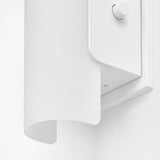 HAVSDUN Applique à DEL, intensité lumineuse réglable blanc/verre dépoli blanc
