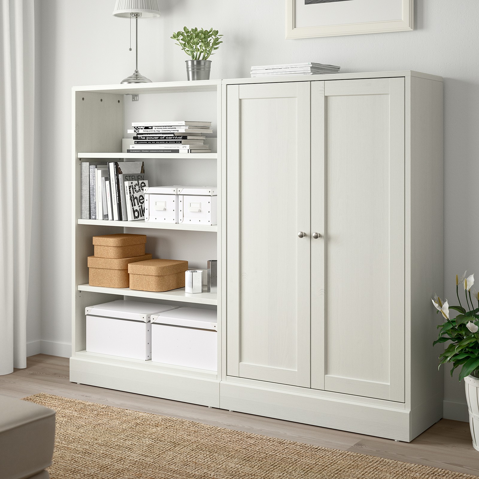 HAVSTA Meuble de rangement blanc IKEA