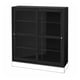 HAVSTA Vitrine, noir, 47 5/8x13 3/4x48 3/8 "