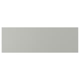 HAVSTORP Façade de tiroir, gris clair, 30x10 "