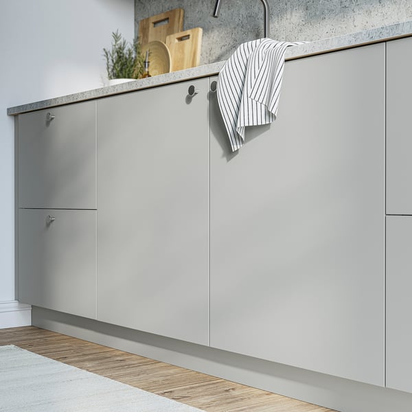 HAVSTORP Porte, gris clair, 12x40 "