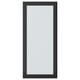 Option : HEJSTA Porte vitrée, anthracite/verre cannelé, 18x40 "