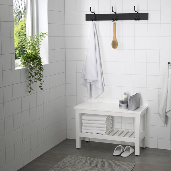 HEMNES Banc, blanc, 32 5/8 "