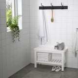 HEMNES Banc, blanc, 32 5/8 "