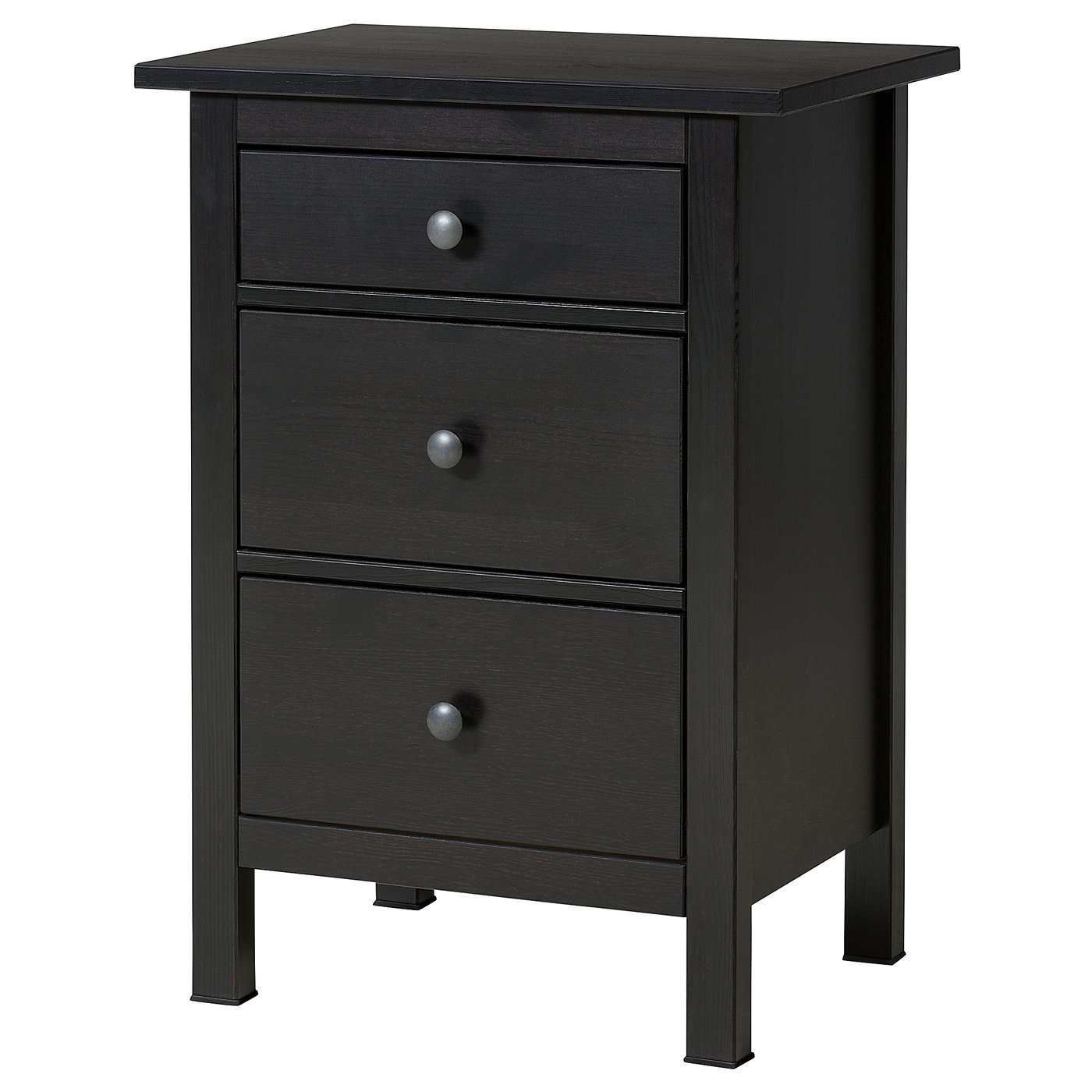HEMNES Commode à 3 tiroirs, brunnoir, 58x79cm. IKEA® Canada IKEA