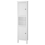 HEMNES Meuble d'angle, blanc, 20 1/2x14 5/8x78 3/8 "