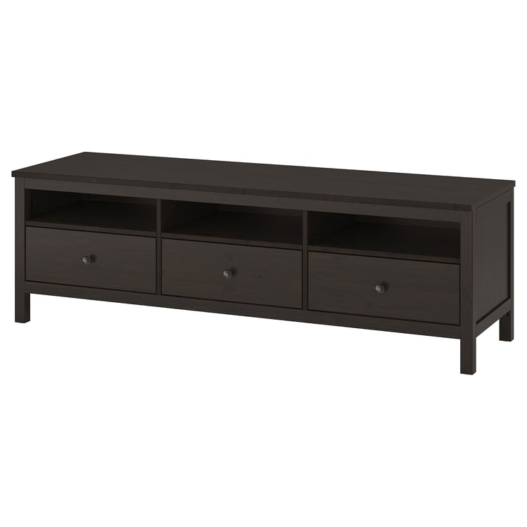meuble t�l� ikea noir