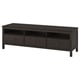 Option : HEMNES Meuble télé, brun-noir, 72x18 1/2x22 1/2 "
