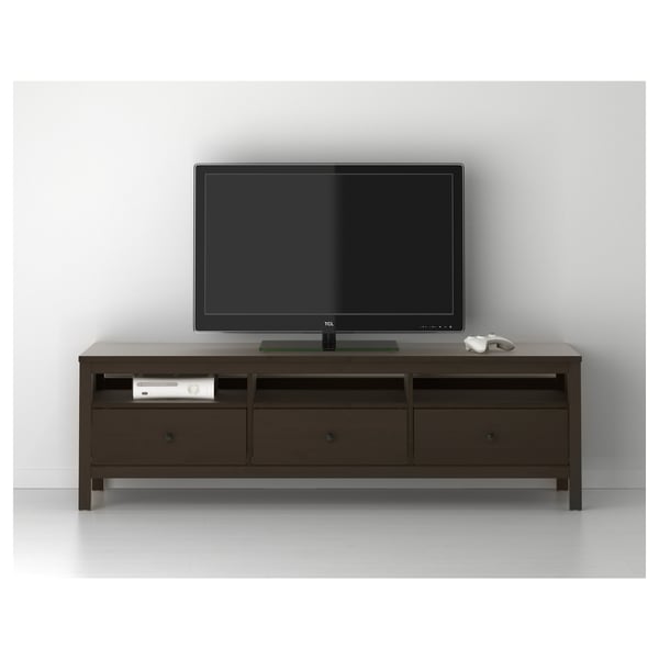 meuble t�l� ikea noir