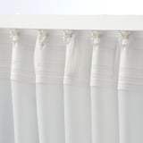 HILJA Rideaux, 2 panneaux, blanc/ruban fronceur, 57x98 "