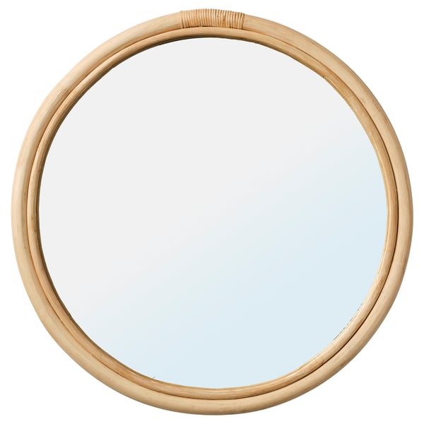 HINDÅS Miroir, rotin, 19 5/8 "