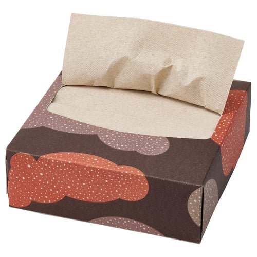 HÖSTAGILLE Serviette de table en papier+boîte, -, 12 ½x6 ½ "