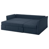 HOLMSUND Canapé-lit d'angle, Kilanda bleu foncé
