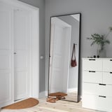 HOVET Miroir, noir, 30 3/4x77 1/8 "