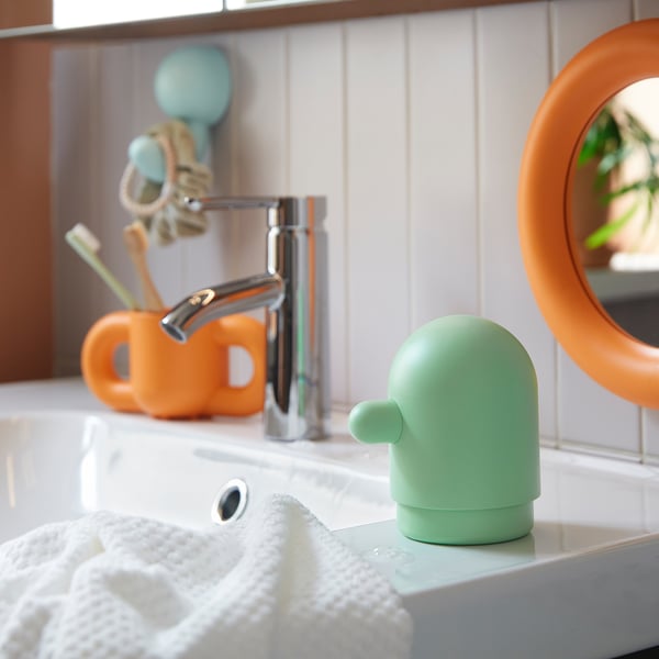 HUMLESJÖN Distributeur de savon, vert clair