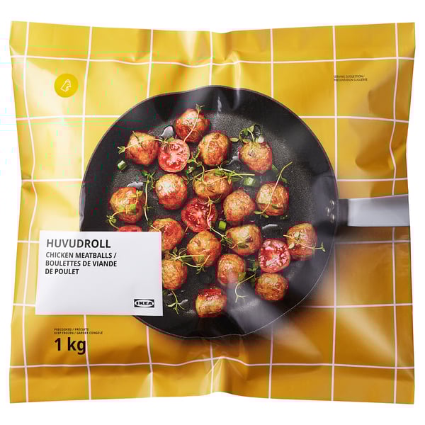HUVUDROLL Boulettes au poulet, surgelé, 2 lb 3 oz