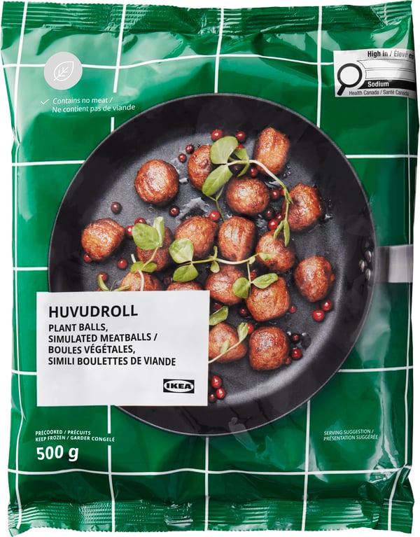 HUVUDROLL Boulettes végétales, 1 lb 2 oz
