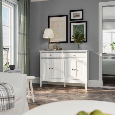 IDANÄS Buffet, blanc, 48 7/8x19 5/8x37 3/8 "