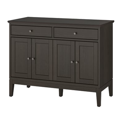 IDANÄS Buffet, brun foncé teinté, 48 7/8x19 5/8x37 3/8 "