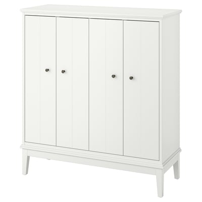 IDANÄS Rangement à portes pliantes, blanc, 47 5/8x53 1/8 "