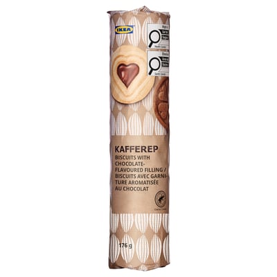 KAFFEREP Biscuits, avec garniture arôme chocolat certifié Rainforest Alliance, 6 oz