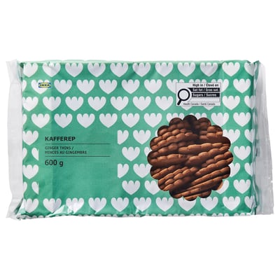 KAFFEREP Boîte de biscuits gingembre, 1 lb 5 oz