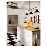 KARLBY Comptoir îlot cuisine, chêne/plaqué, 74x42x1 1/2 "