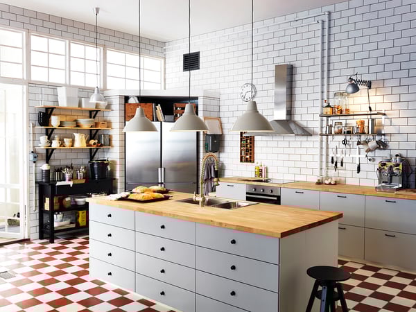 KARLBY Comptoir - chêne, plaqué - IKEA