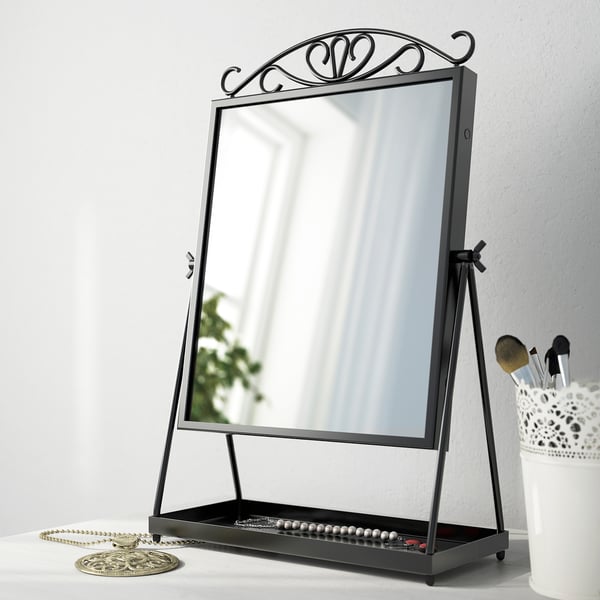 KARMSUND Miroir de table, noir, 27x43 cm (105/8x167/8) - IKEA CA