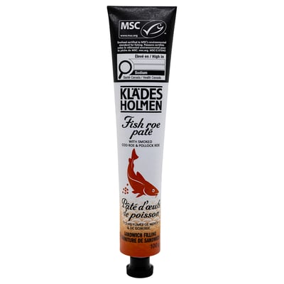 KLÄDESHOLMEN KAVIAR Tarama œufs de poisson, certifié MSC, 4 oz