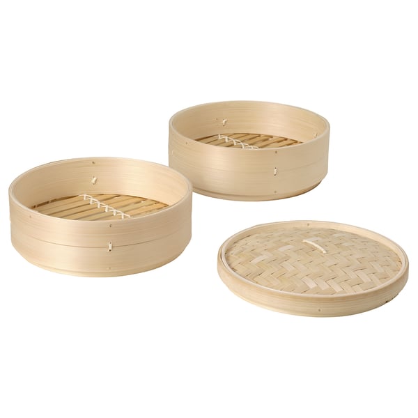 KLOCKREN Cuiseur vapeur, bambou, 5 qt