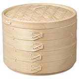 KLOCKREN Cuiseur vapeur, bambou, 5 qt
