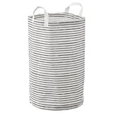 KLUNKA Sac à lessive, blanc/noir, 16 gallon