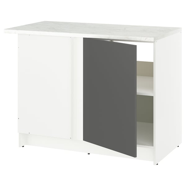 KNOXHULT Armoire inférieure d'angle, gris foncé, 44x24x36 "