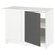 KNOXHULT Armoire inférieure d'angle, gris foncé, 44x24x36 "