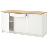 KNOXHULT Armoire inférieure+portes et tiroir, blanc, 72x24x36 "