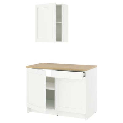 KNOXHULT Cuisine, blanc cadre, 48x24x88 "