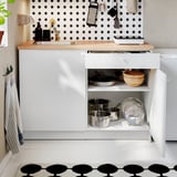 KNOXHULT Cuisine, blanc, 93x24x88 "