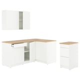 KNOXHULT Cuisine d'angle, blanc