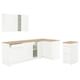 KNOXHULT Cuisine d'angle, blanc